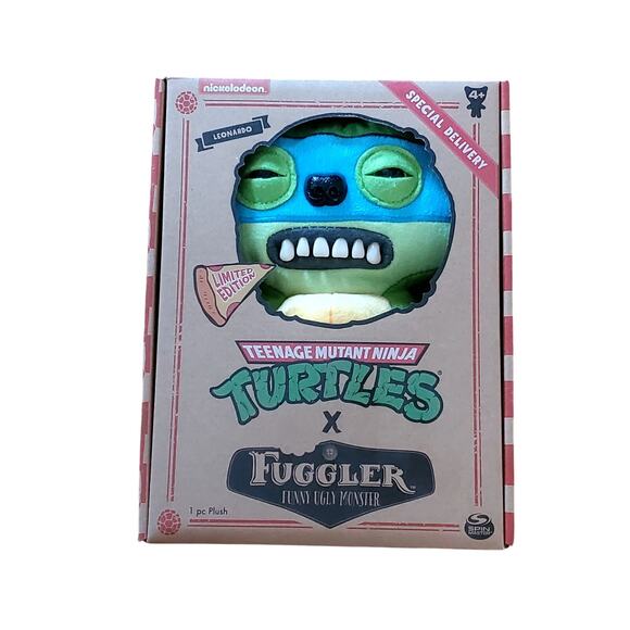 Fuggler Teenage Mutant Ninja Turtles Leonardo Spin Master Limited Edition Plush - Picture 1 of 4